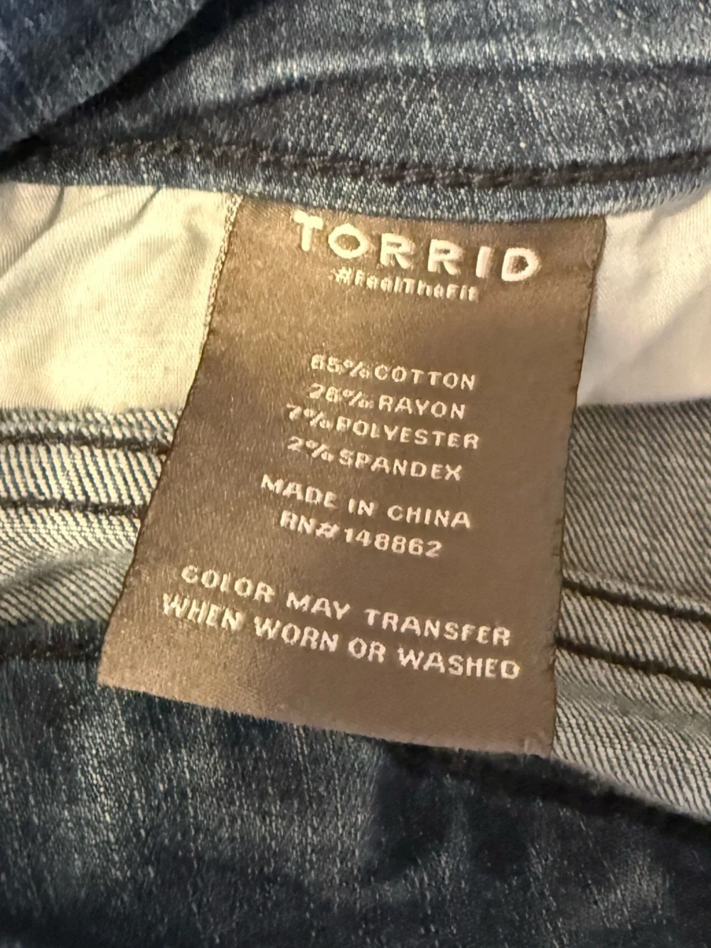 Torrid Women’s Perfect Skinny Ankle Medium/Dark Wash Denim JeansSize 22R